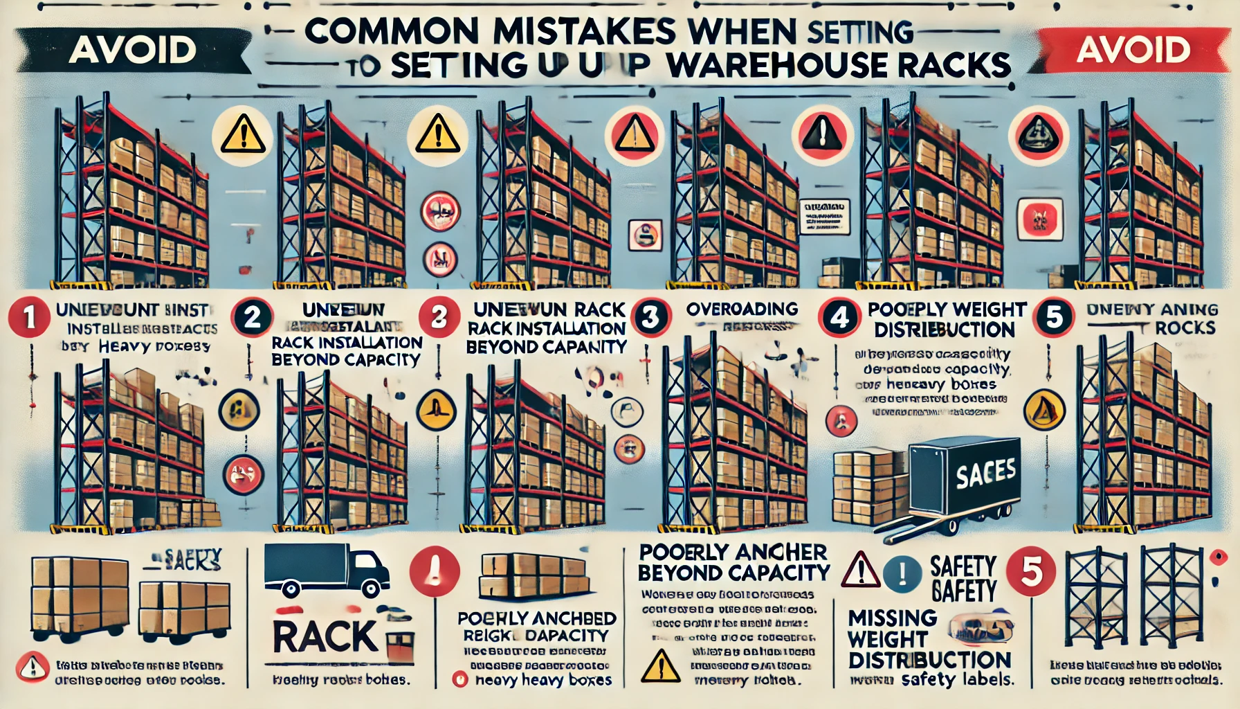 10 Common Mistakes to Avoid When Setting Up Warehouse Racks